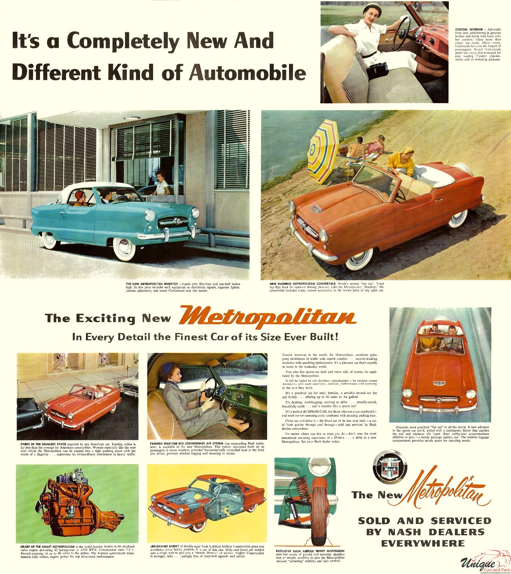 1955 Nash Metropolitan Foldout Page 3
